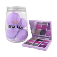 CookieFace Cosmetics- Green Goddess Cookie Couture Eye Shadow Palette and Beauty Blender Set
