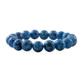 Blue Jasper Beaded Stretch Bracelet, Stretchable Beads Bracelet, Jasper Bracelet, Adjustable Bracelet, Birthday Gifts 10mm 100.00 ctw - Sticky add to cart bar
