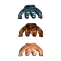 Set of 3 Navy, Tortoise shell and Bronze Fashion Claw Clips/Trio , Cute Hair Clip , Hair Accessories For Women , Wedding Hair Accessories - Sticky add to cart bar