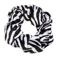 Black and White Zebra Hair Scrunchie , Hair Accessories For Women , Hair Bands - Sticky add to cart bar