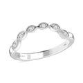Iliana 18K White Gold G-H SI1 Diamond Band Ring 0.05 ctw - Sticky add to cart bar