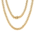 14K Yellow Gold 10mm Miami Cuban Chain Necklace 24 Inches 200 Grams - Sticky add to cart bar