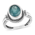 Artisan Crafted Grandidierite Solitaire Ring in Sterling Silver 2.00 ctw - Sticky add to cart bar