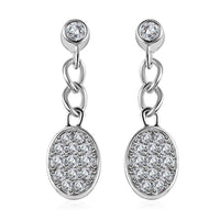 Karis Simulated Diamond Earrings in Platinum Bond 1.65 ctw