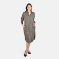 Multi Color Paisley Pattern Long Dress - S - Sticky add to cart bar