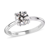 Rhapsody 950 Platinum Luxuriant Lab Grown Diamond (E-F, VS) Solitaire Ring 1.00 ctw (Del. in 15-20 Days)