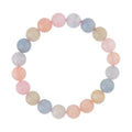 Multi Beryl Beaded Stretch Bracelet 125.00 ctw - Sticky add to cart bar