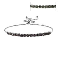 Bekily Color Change Garnet Bolo Bracelet in Platinum Over Sterling Silver 2.40 ctw