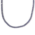 Tanzanite Necklace 18 Inches in Platinum Over Sterling Silver 22.25 ctw - Sticky add to cart bar