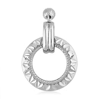 950 Platinum Open Circle Pendant (3.10 g)