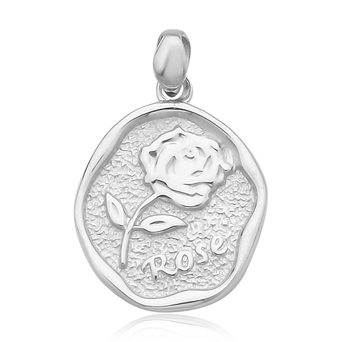 950 Platinum Rose Pendant 3.10 Grams
