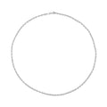 950 Platinum Electroform 3.55mm Buffing Beaded Chain Necklace with 8mm Lobster Lock 20 Inches 16.30 Grams - Sticky add to cart bar