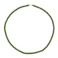 Chrome Diopside 121.50 ctw 4-6mm Beaded Necklace in 14K Yellow Gold 20 Inches - Sticky add to cart bar