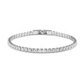 Simulated Diamond Bracelet in Silvertone (7.50 In) 11.25 ctw - Sticky add to cart bar