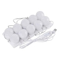 Vanity Mirror White Lights -USB Charging - Sticky add to cart bar