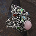 Bali Legacy Larimar, Multi Gemstones Ring in Sterling Silver (Size 10.0) 5.65 ctw - Sticky add to cart bar