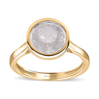 SGL Certified Luxoro 10K Yellow Gold G-H I3 Diamond Solitaire Ring 2.50 ctw