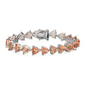 Morganique Quartz Bracelet in Platinum Over Sterling Silver (6.50 In) 26.50 ctw - Sticky add to cart bar