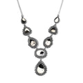 Artisan Crafted White Buffalo Necklace 18 Inches in Sterling Silver 28.30 ctw - Sticky add to cart bar
