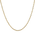 10K Yellow Gold Rope Chain Necklace, Gold Rope Necklace, 22 Inches Chain Necklace, Gold Chains For Her 1.5 Grams - Sticky add to cart bar