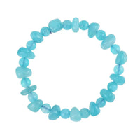 Amazonite 115.00 ctw Beaded Stretch Bracelet