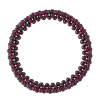 Mozambique Garnet 85.00 ctw Beaded Stretch Bracelet