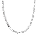 Simulated Pearl Necklace 20 Inches Silvertone - Sticky add to cart bar