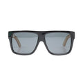 Bamfy Oakland UV400 Sunglasses with Bamboo Legs and Case -Black - Sticky add to cart bar
