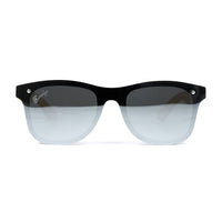 Bamfy Venice UV400 Sunglasses with Bamboo Legs and Case -Seamless Brown