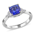 Certified & Appraised Rhapsody 950 Platinum AAAA Tanzanite and E-F VS Diamond Ring 5.70 Grams 2.50 ctw (Del. in 15-20 Days) - Sticky add to cart bar