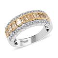 Modani 18K White and Yellow Gold Natural Yellow and White Diamond SI-VS Ring 1.80 ctw - Sticky add to cart bar