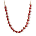 Lab Created Padparadscha Sapphire Necklace 18-20 Inches in Vermeil Yellow Gold Over Sterling Silver 23.65 ctw - Sticky add to cart bar