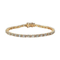 Narsipatnam Alexandrite and White Zircon Tennis Bracelet in Vermeil Yellow Gold Over Sterling Silver (6.50 In) 5.65 ctw - Sticky add to cart bar