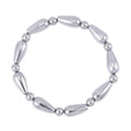 Golden Color Hematite Beaded Stretch Bracelet 148.00 ctw - Sticky add to cart bar
