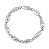 Golden Color Hematite Beaded Stretch Bracelet 148.00 ctw