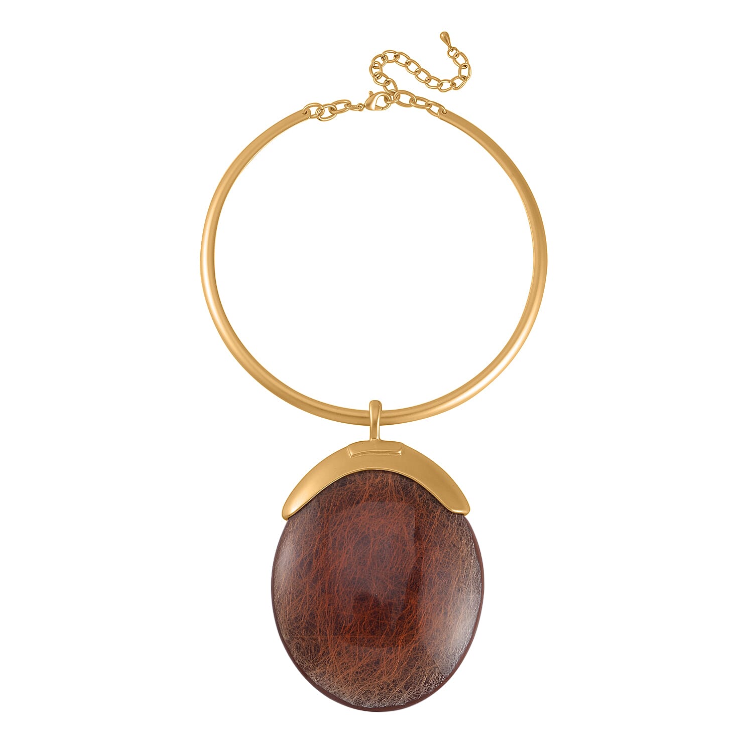 Chroma Choker Necklace in Silvertone