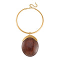 Chroma Choker Necklace in Silvertone - Sticky add to cart bar