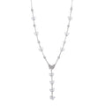Austrian Crystal Necklace (28-30 Inches) in Silvertone - Sticky add to cart bar