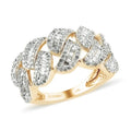 LUXORO 10K Yellow Gold Diamond G-H I3 Fancy Ring (Size 6.0) 4.50 Grams 1.00 ctw - Sticky add to cart bar