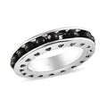 Shungite Eternity Band Ring in 14K YG Over Copper 5.00 ctw - Sticky add to cart bar