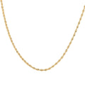 Rope Chain Necklace in 10K Yellow Gold, Gold Rope Chain, Gold Rope Necklace, 24 Inch Chain Necklace 1.6 Grams - Sticky add to cart bar