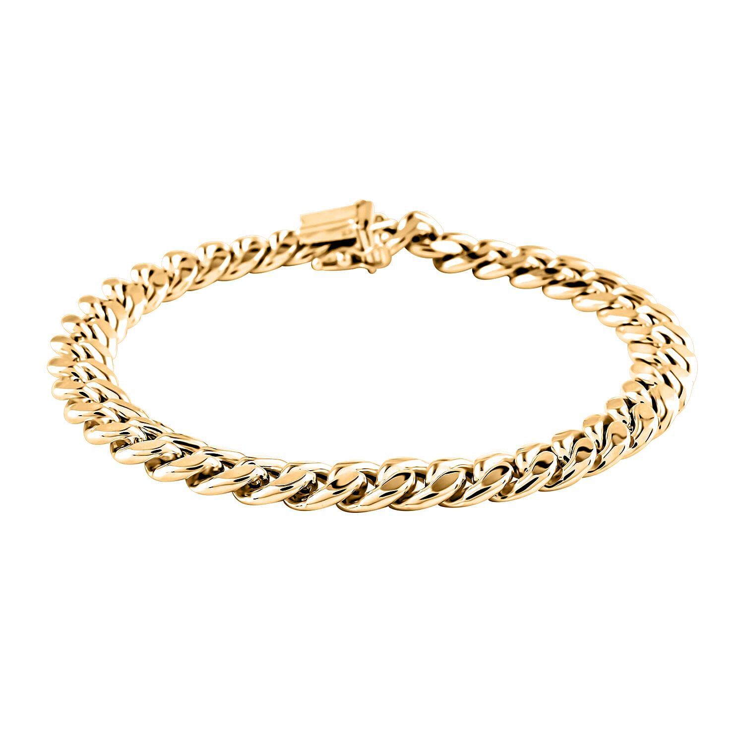 10K Yellow Gold 8.64mm Miami Cuban Chain Bracelet (8.00 In) 18 Grams