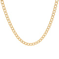 14K Yellow Gold 5.5mm Curb Necklace 22 Inches 10.70 Grams - Sticky add to cart bar