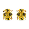 Luxoro 10K Yellow Gold Premium Yellow Sapphire Solitaire Stud Earrings 1.00 ctw - Sticky add to cart bar