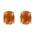 Luxoro 10K Yellow Gold Premium Yellow Sapphire Solitaire Stud Earrings 1.00 ctw - Sticky add to cart bar