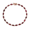 Luxoro 10K Rose Gold AAA Morro Redondo Pink Tourmaline Bracelet (6.50 In) 5.00 ctw - Sticky add to cart bar
