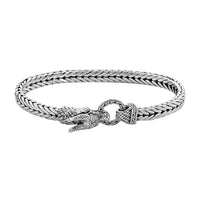 Bali Legacy Sterling Silver Dragon Bracelet (6.50 In) 32.75 Grams