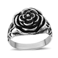 Bali Legacy Sterling Silver Rose Ring (Size 10.0) 5.40 Grams - Sticky add to cart bar