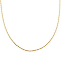 10K Yellow Gold 6.5mm Rope Necklace 18 Inches 15.30 Grams - Sticky add to cart bar