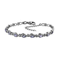 Tanzanite Bracelet in Stainless Steel (6.50-8.50In) 1.30 ctw (6.50 In) - Sticky add to cart bar